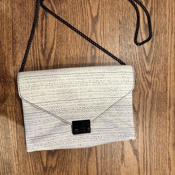 Loeffler Randall black and white leather cross body - Picture 5 of 16